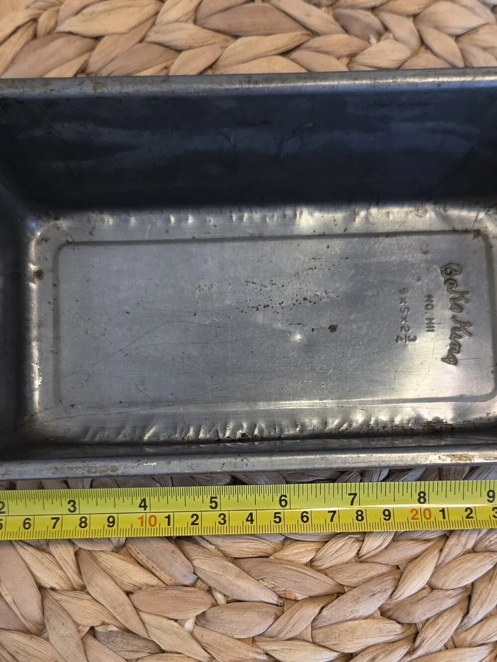 Vintage Bake King Loaf Pan 8x5x2-3/4